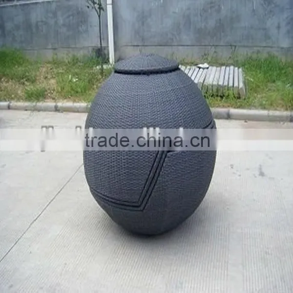 rattan egg set