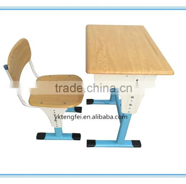 Modern School Desk Set Single Student Desks and Chairs