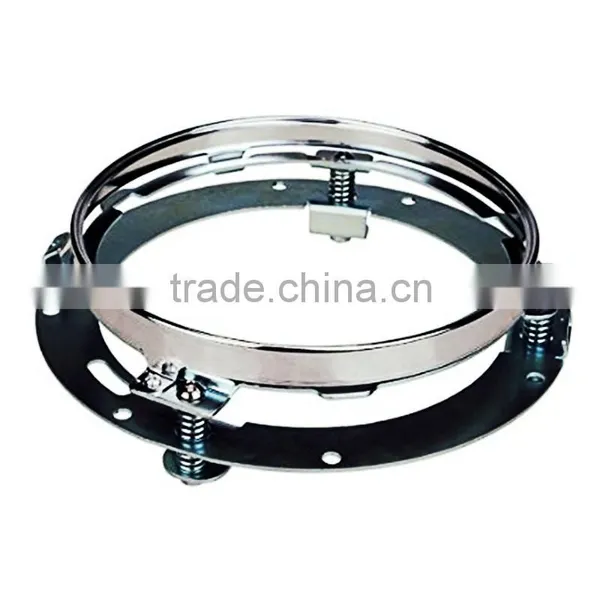 7 Inch Round Daymaker LED Headlight Mounting Bracket Ring for 07-16 Jee-p Wrangler JK Harley Davidso-n Motorcycle photo-2