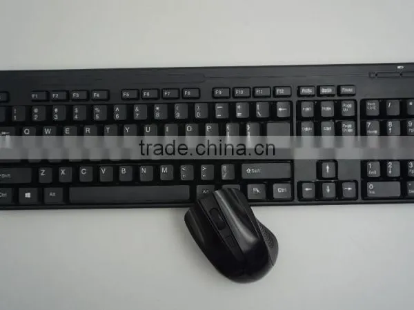 OEM Black Color Cheap Combo Wirless Keyboard and Mouse photo-3