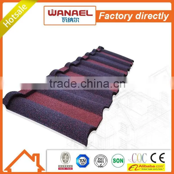 Wooden Structure Wanael Stone Coated Roof Prices/prefabricated House Roof