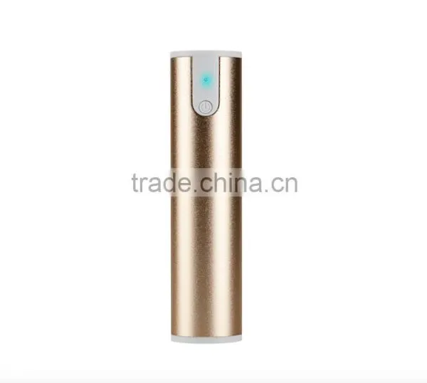 OPPUM 2000mAh Lipstick Battery Charger Portable Power Bank 18650 Lithium 5V 1A Powerbank VT-260S