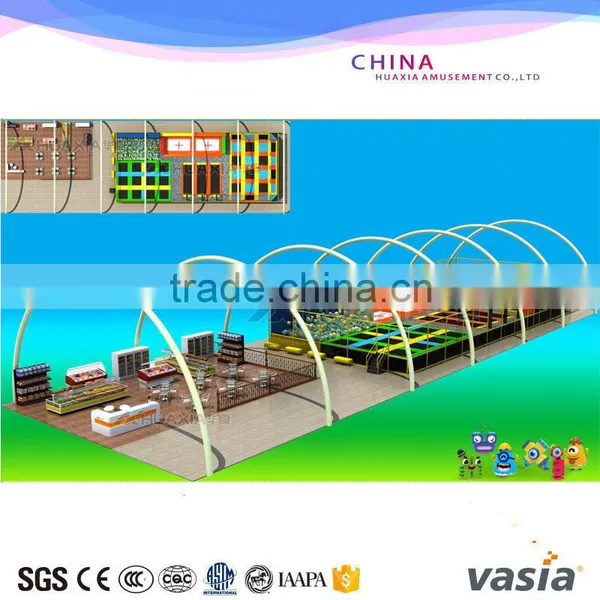Big Commercial Trampoline Park Indoor Equipment Trampoline
