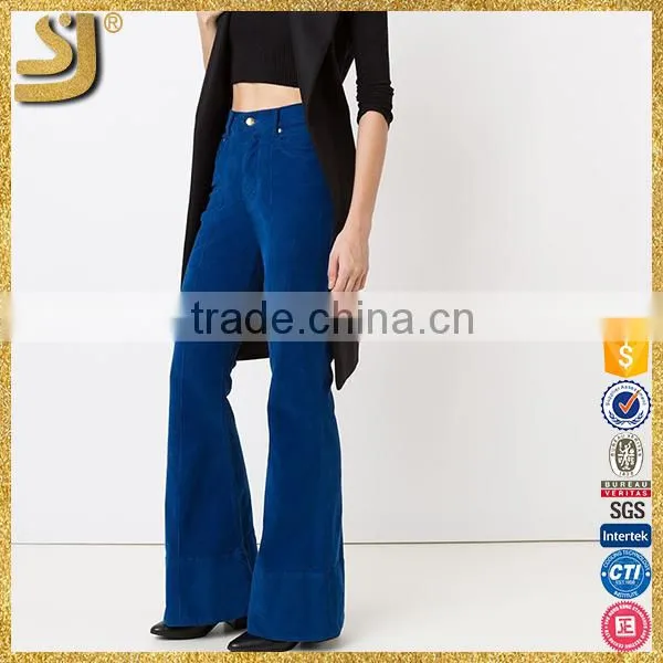 Newest Hot Sell Fashion OEM High Quality Flared Pants for Woman photo-6