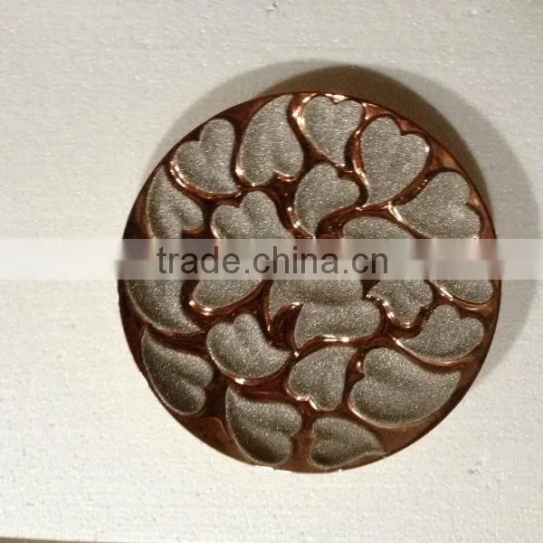 YT Stock Gold Ceramic Plate