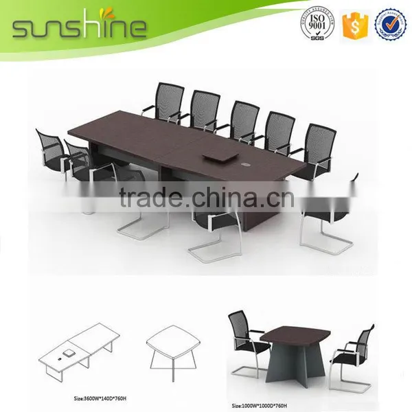 Commercial Furniture Training Table 4 Person Conference Table in Training Room photo-4