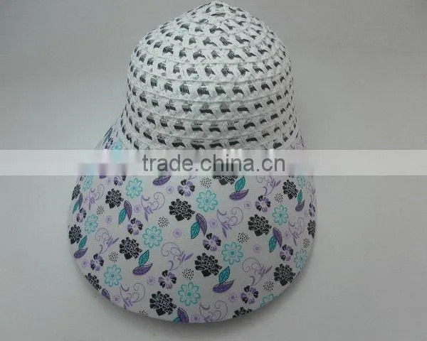 China Gold Supplier Hot Sale uv Fluorescent Sun Visor Hat photo-2