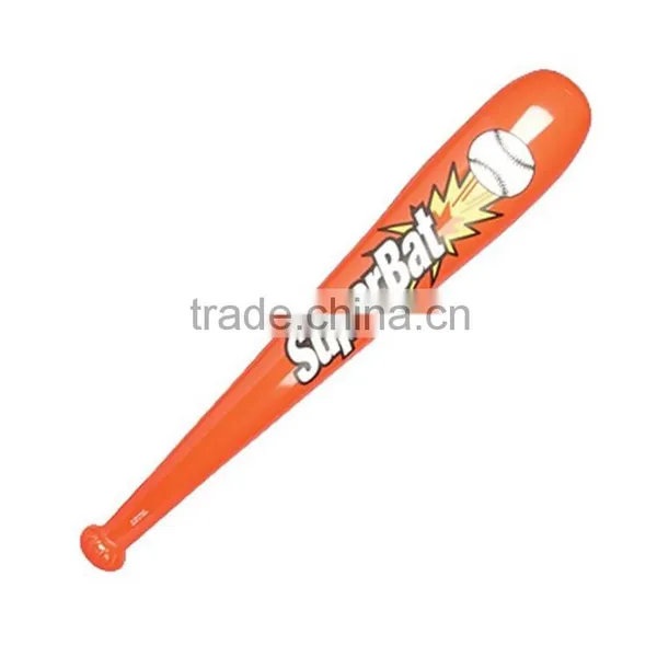 funny kids plastic baseball bat, pvc inflatable baseball bat