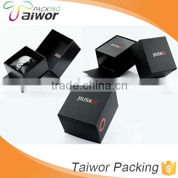 Watch Packaging Box With a Display Window,paper and Plastic Jewelry Box With a Velvet Pillow Base photo-3