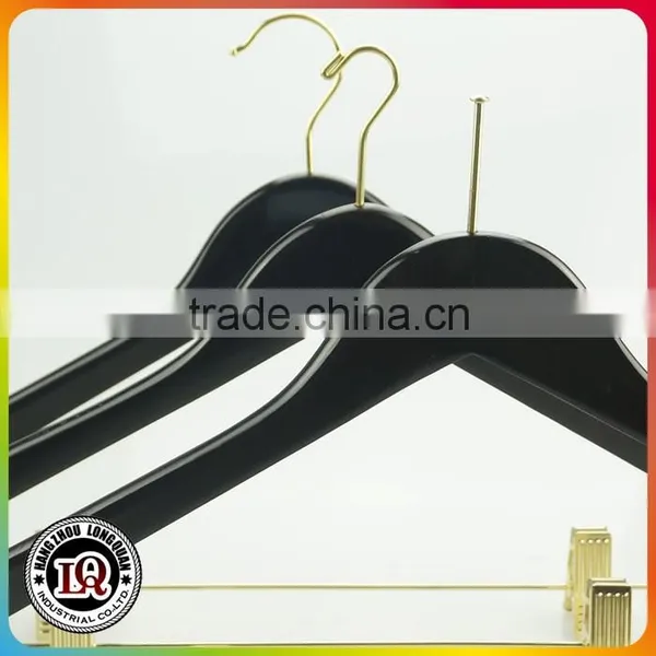 Luxury Wide Shoulders Antique Wooden Clothes Hanger photo-3