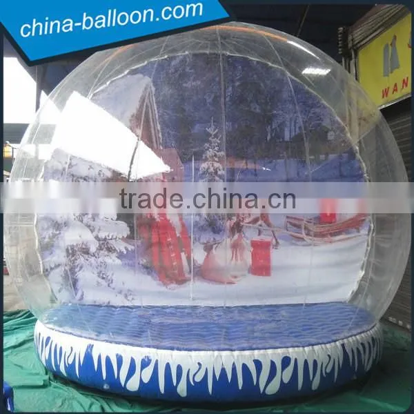 Beautiful Inflatable Snow Globe,giant Inflatable Show Ball,Christmas Inflatable Snow Ball for Decoration photo-3