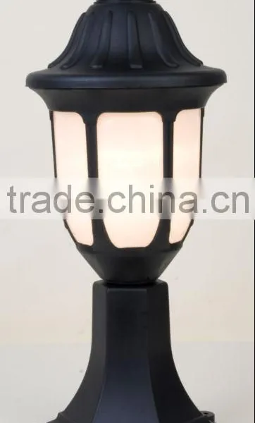 P213 Plastic Outdoor Lamp Garden Lantern Exterior Standing Energy Saving Light Lamp photo-4