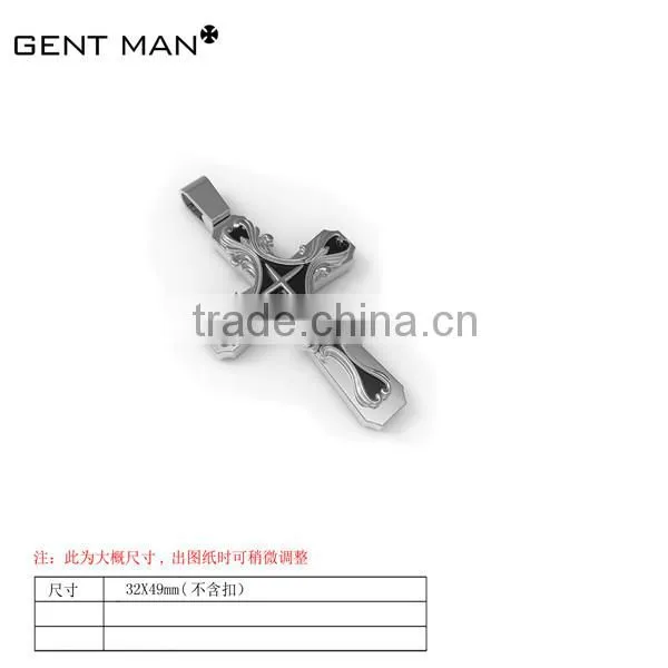 High Quality Casting Cross Pendant Gold Cross Pendant With Big Chains