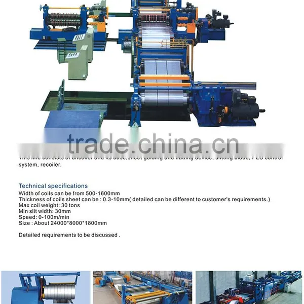 Slitting Line, Steel Coil Slitting Machine Metal Cutting Machinery, Cut to Length Slitting Machine Price photo-2