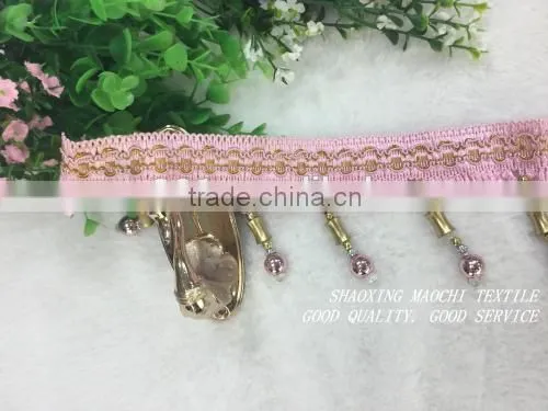 2015 New Design 100% Polester Curtain Lace, Shining Crystal, Accessories photo-3