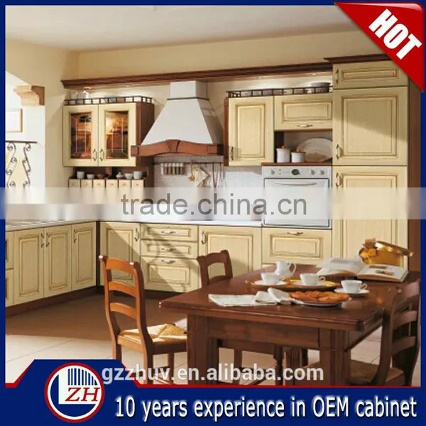 Solid Wood Kitchen Cabinet Kitchen Island Design