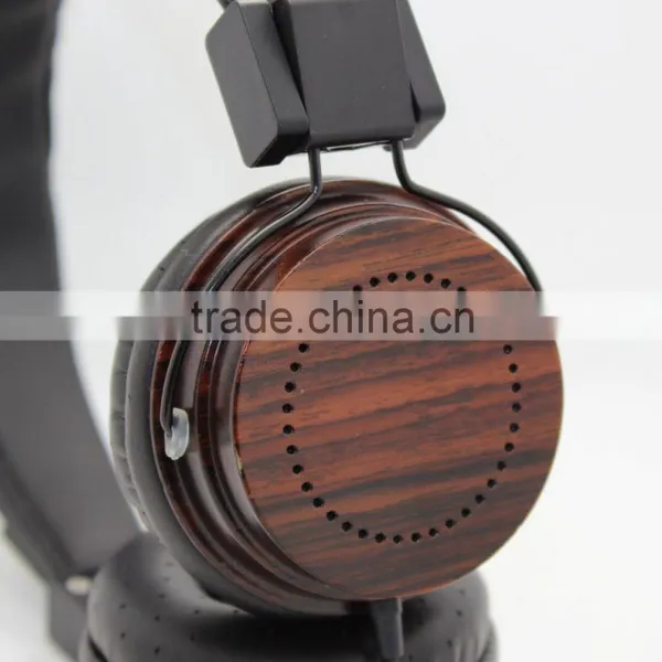 New ! Wood Headphones Custom Logo Over Ear High Quality With Good Sound Headset photo-2