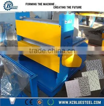 Metal Sheet Stucco Embossing Machine For Sale/ Stainless Steel Color Diamond Embossing Machine