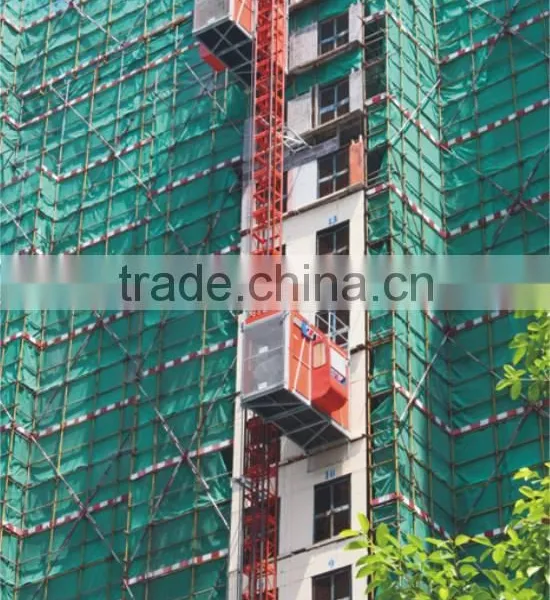 OUTSIDE CONSTRUCTION HOIST LIFT ELEVATOR BY TEWEI photo-2