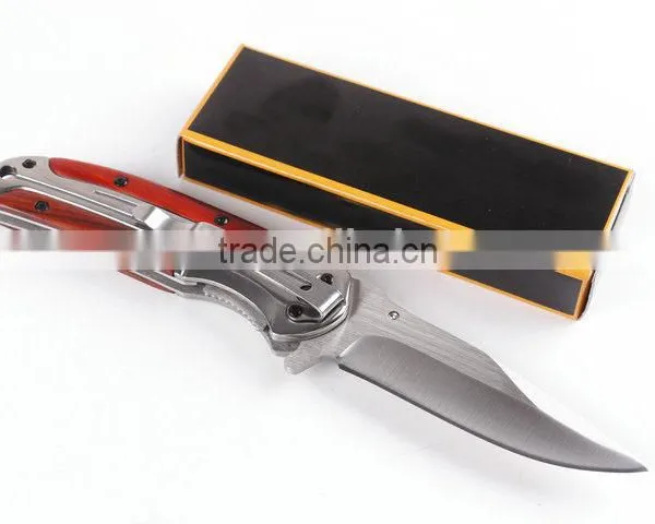 OEM Pocket Knife Rosewood With 440C Blade photo-2
