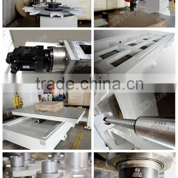 Mini Cnc 5 Axis DX-1224-5A Axis Cnc Machine With 9kw HSD Spindle and High Quality photo-4