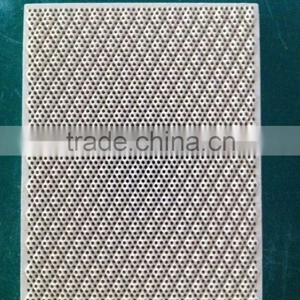 Gas BBQ Burner Ceramic Plate, Porous Flameless Heat Reflect Plate Customized Size 138x81 photo-2