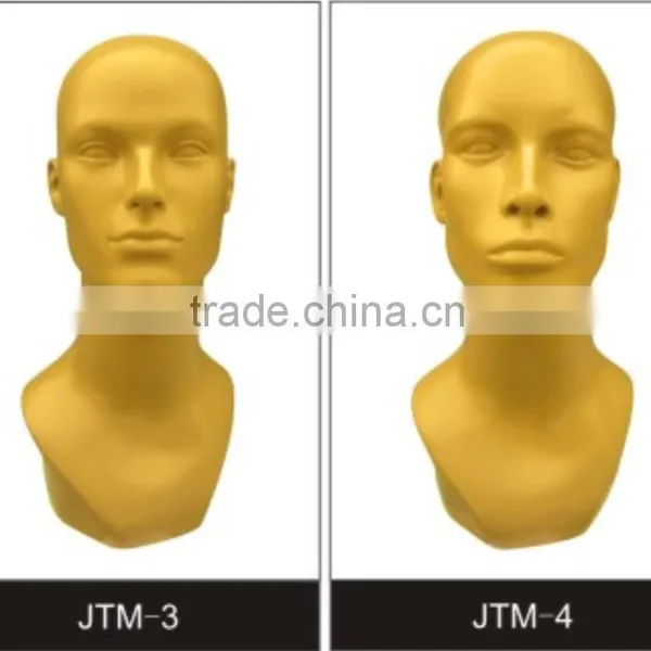 Fashion Fiberglass Realstic Hat Display Mannequin Heads photo-2