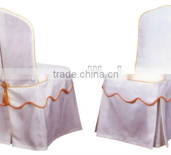 Cheap Wholesale Banquet Chair Cover Wedding Lace Chair Hood In White Color photo-5