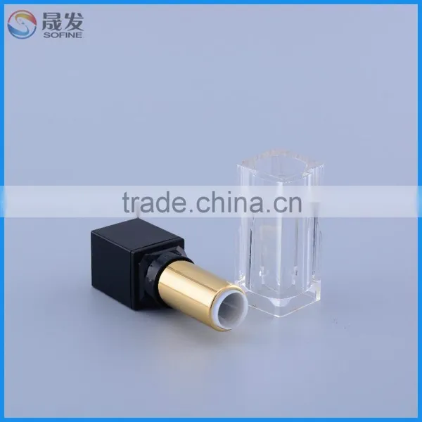 Sofine Popular Plastic Empty Lipstick Container With Transparent Lipstick Cap photo-3