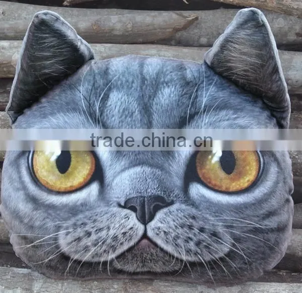Aimigou Plush Animal Shaped Pillow & Dog Cat Face Cushion photo-4
