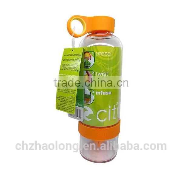 New Design Eco-friendly Bpa Free Fruit Infuser Water Bottle photo-3