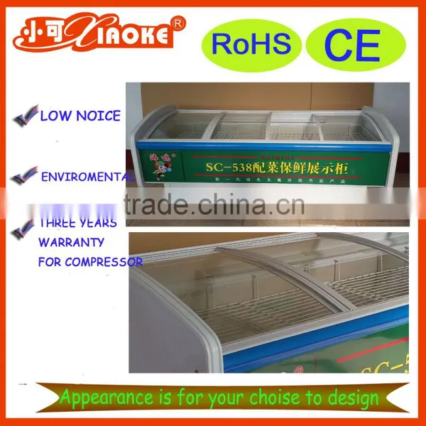 Glass Top Chest Display Freezers With Baskets SC-538 photo-4
