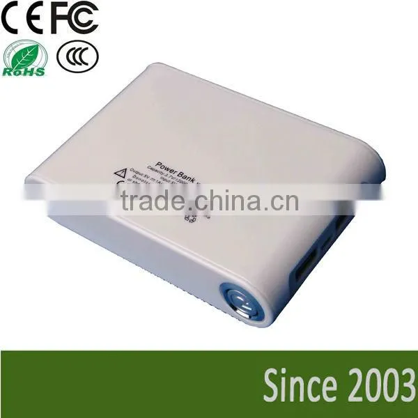 Hot Selling hi Capcity 8000mah Power Bank Dual-USB Output