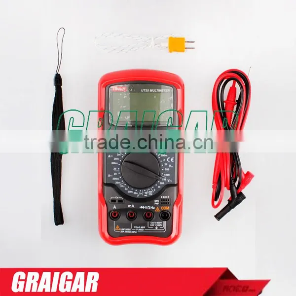 Standard Digital Multimeters UNI-T UT55 DC/AC Voltmeter Ammeter Ohmmeter Tester LCD Backlight Multimetro Ammeter Multitester photo-3