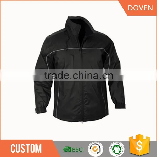 Customized 100% Polyester Soft Shell Jacket for Men