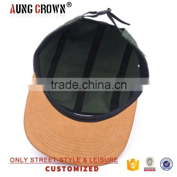 Flat Brim Design Your Own 5 Panel Hat Cap photo-6