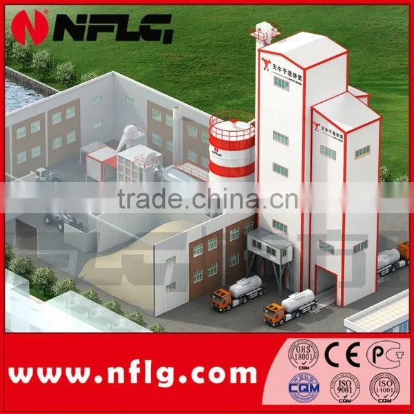 Mobile and Low Price Dry Mortar Plant for Sale