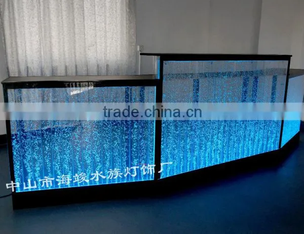 Amazing LED Water Bubble Bar Counter Front Desk Counter photo-6