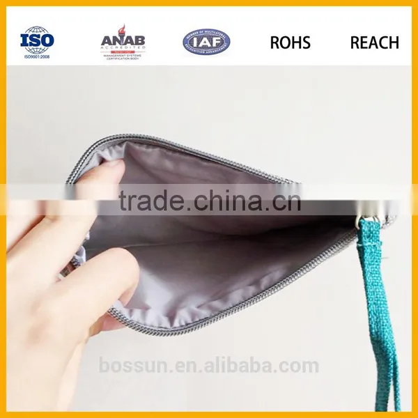 Custom Makeup Travel Promotional Fashion JUTE Cosmetic Bags,JUTE Make up Brushes Bag photo-6