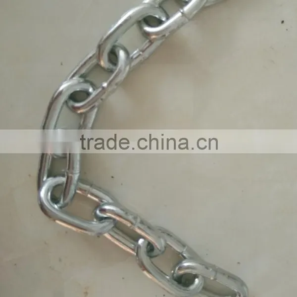 3/16 Ordinary Mild Steel Short Link Chain DIN 766 photo-2
