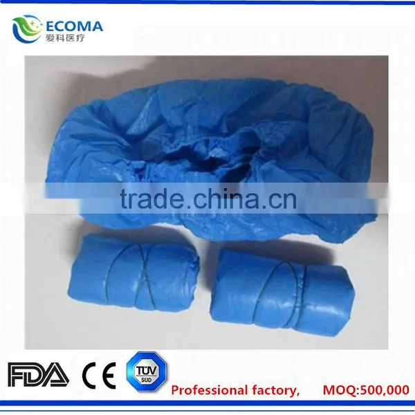 From Factoy With CE FDA ISO9001:2003 13485 Certification Disposable pp Shoe Cover Overshoes