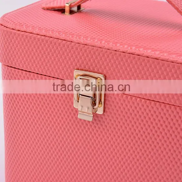 Chinese Factories Wholesale Custom Portable Luxurious Leather Cosmetic Box, Multi-function Eye Shadow Box, Beautiful Storage Box photo-3