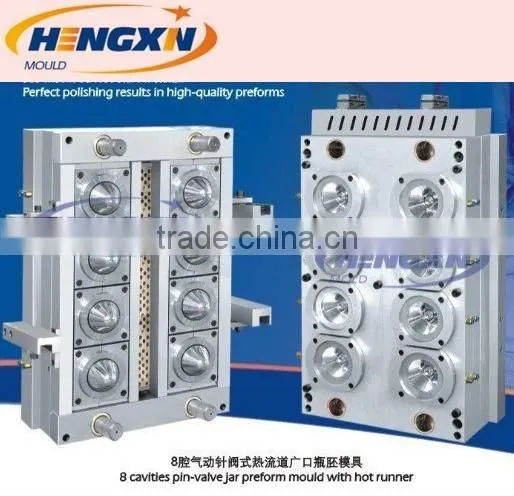 8 Cavities Jar PET Preform Mould