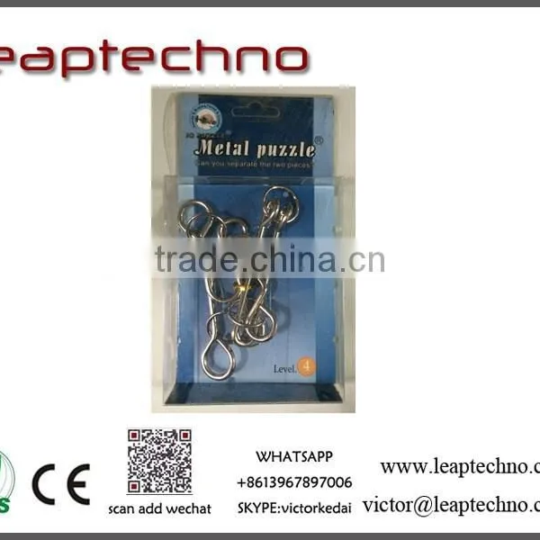Fashion Chinese Metal Puzzles Metal Wire Puzzle Metal Brain Teaser Puzzles photo-2