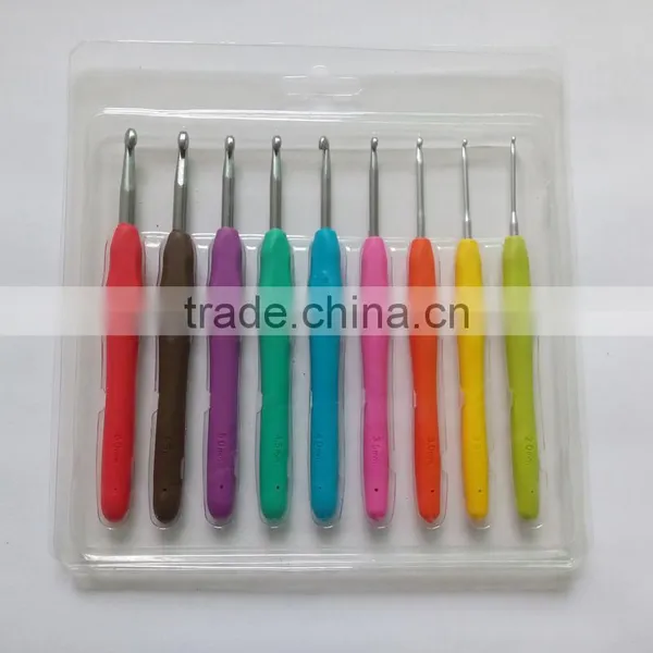 New Arrival 11 Knitting Needle Crochet Hook/Soft Handle Crochet Hook Set photo-5
