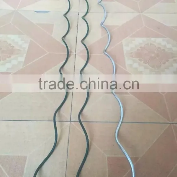 Galvanized Tomato Spiral Wire Total Length 1.7M/ Rough Surface Tomato Shelves/ Smooth Surface Garden Support Wire photo-3