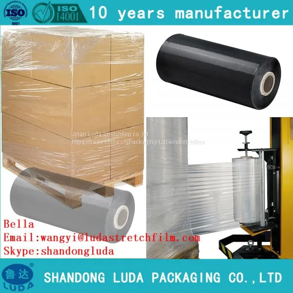 Factory Direct Sale Black Stretch Wrap Film photo-4