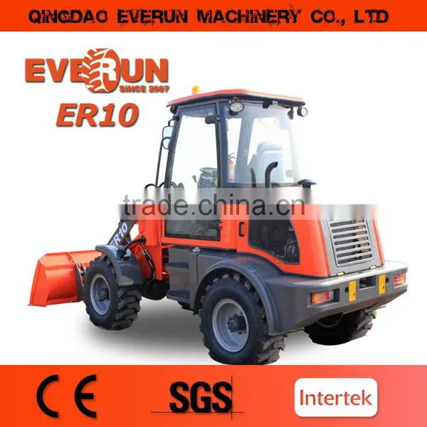 1.0ton Mini Wheel Loader With Snow Bucket photo-3