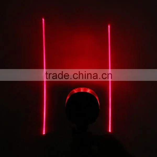 Outdoor Cycling Safety Warning Tail Light Bicycle Rear Bike Seatpost 5 LED 2 Laser Lamp Riding Accessories photo-2