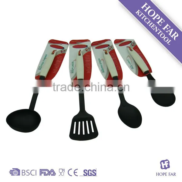 N14-17 4Pcs High Quality Black Color Nylon Kitchen Utensils Set photo-2